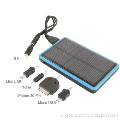 Mobile Phone Emergency Power Station with Solar Charger